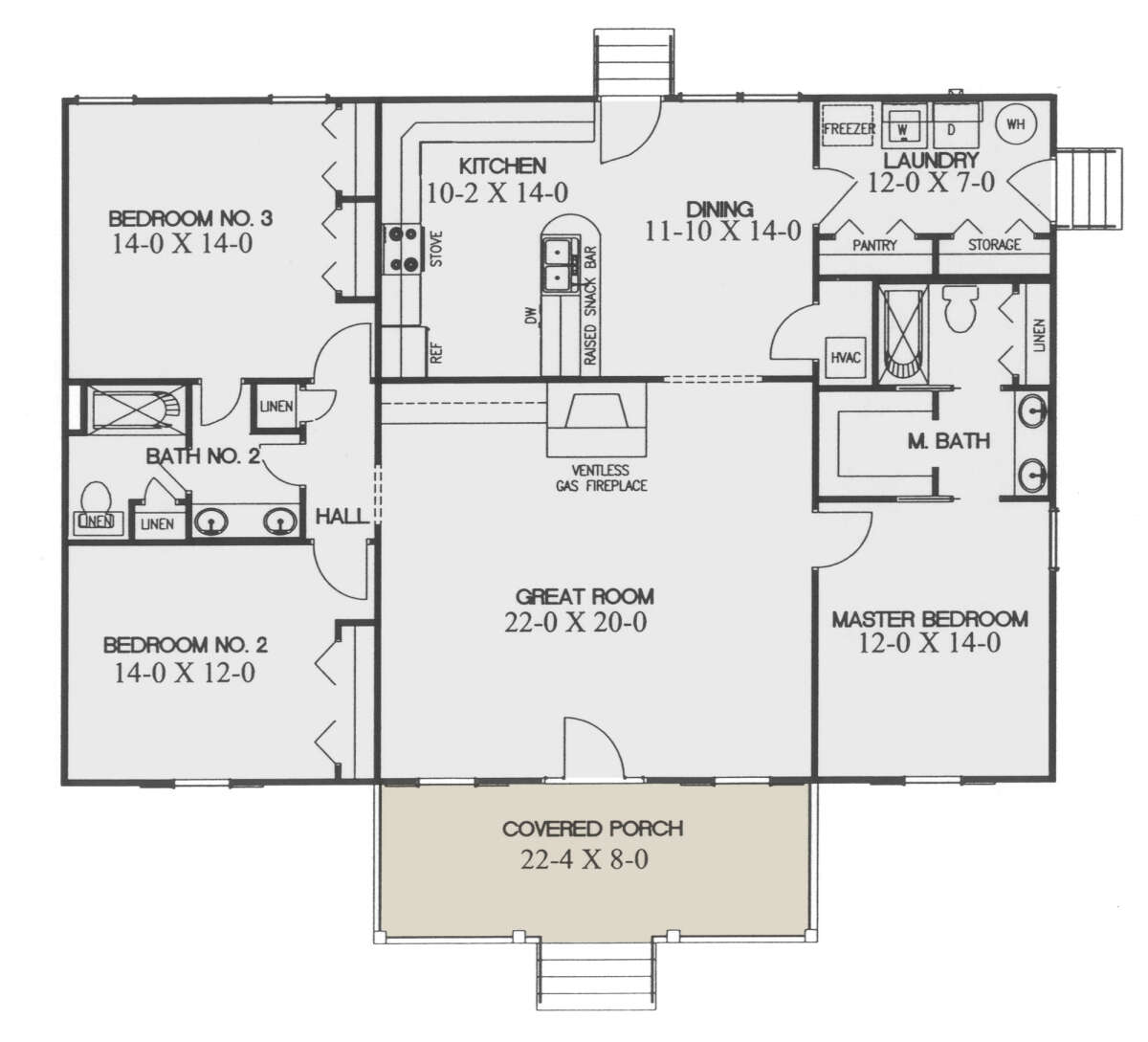 Main Floor for House Plan #1776-00034