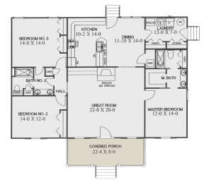 Main Floor for House Plan #1776-00034