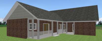 Southern House Plan #1776-00035 Elevation Photo