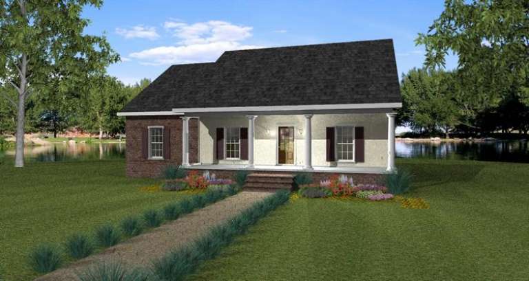 Country House Plan #1776-00036 Elevation Photo