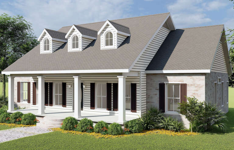 Country House Plan #1776-00039 Elevation Photo