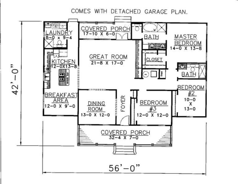 House Plan House Plan #9425 Drawing 1