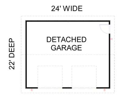Detached Garage for House Plan #1776-00039