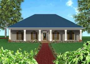 Southern House Plan #1776-00043 Elevation Photo