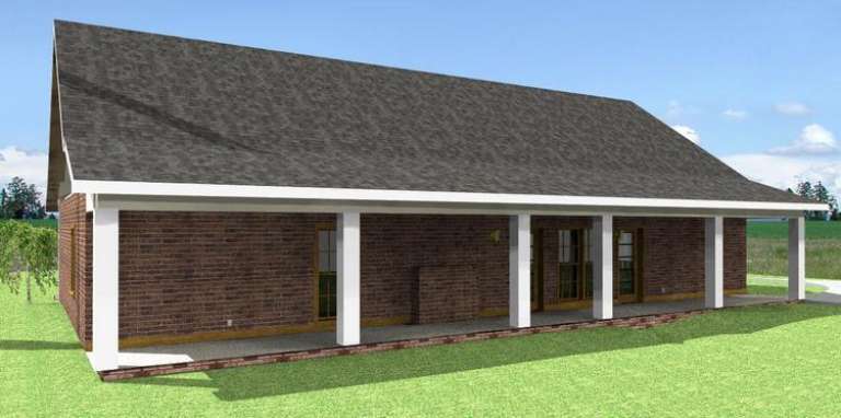 Country House Plan #1776-00044 Elevation Photo