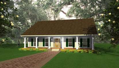3 Bed, 2 Bath, 2052 Square Foot House Plan - #1776-00047