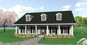Southern House Plan #1776-00048 Elevation Photo