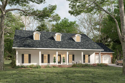 Southern House Plan #1776-00052 Elevation Photo