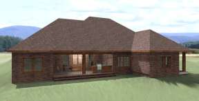 European House Plan #1776-00059 Elevation Photo