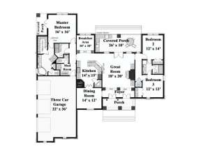 Floorplan 1 for House Plan #1776-00059