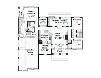 House Plan House Plan #9445 Drawing 1