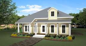 Traditional House Plan #1776-00060 Elevation Photo