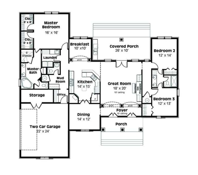 House Plan House Plan #9449 Drawing 1
