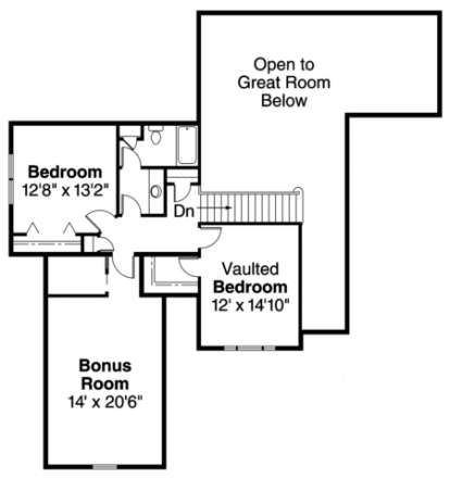 Floorplan 2 for House Plan #035-00293