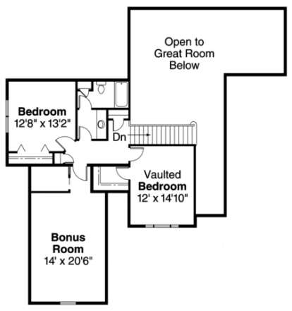 Floorplan 2 for House Plan #035-00293