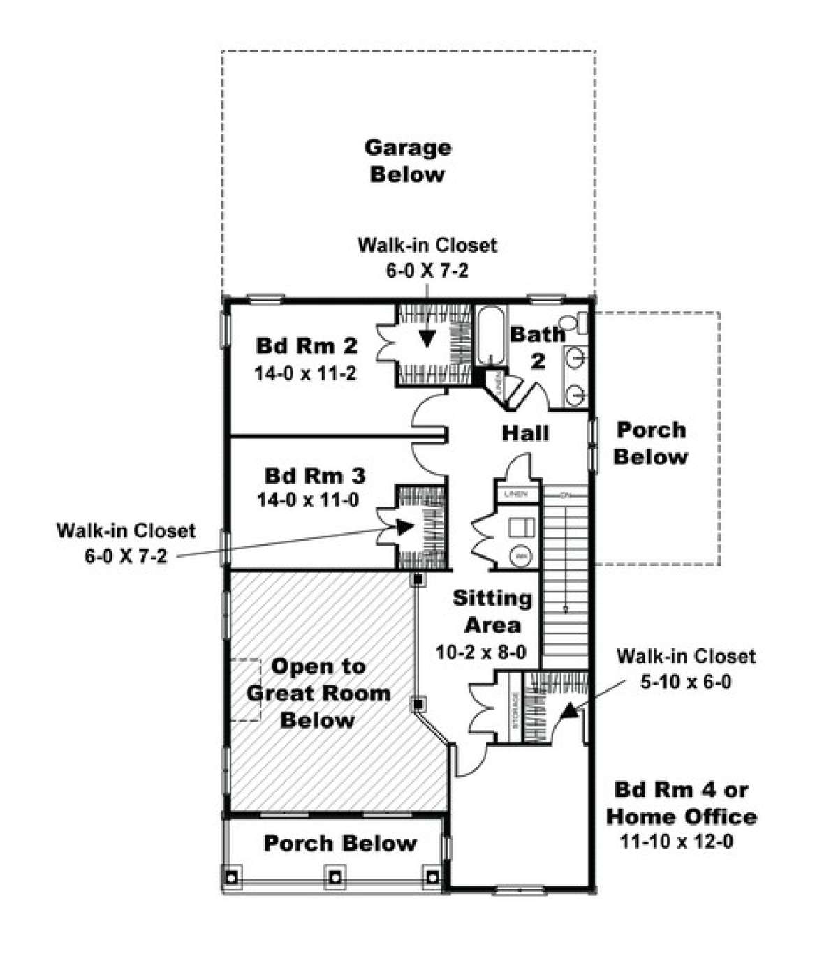 Floorplan 2 for House Plan #1776-00071