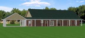 Country House Plan #1776-00078 Elevation Photo