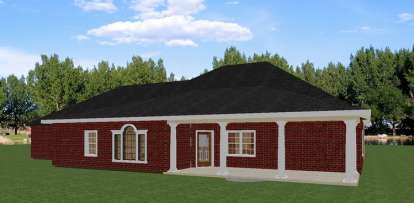 Traditional House Plan #1776-00079 Elevation Photo