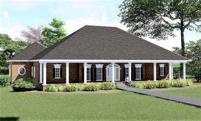 Southern House Plan #1776-00085 Elevation Photo