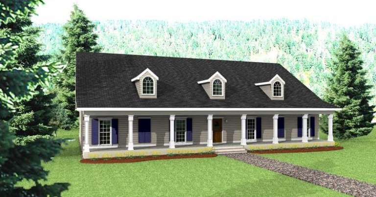 House Plan House Plan #9473 Front Elevation