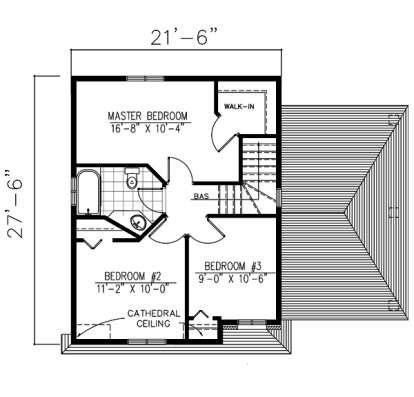 Floorplan 2 for House Plan #1785-00004