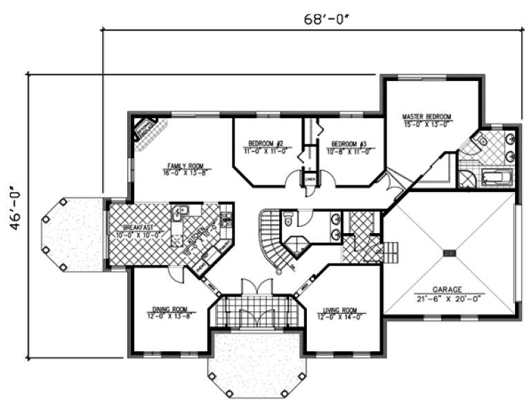 House Plan House Plan #9478 Drawing 1