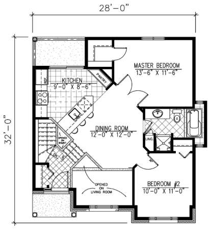 Floorplan 2 for House Plan #1785-00012