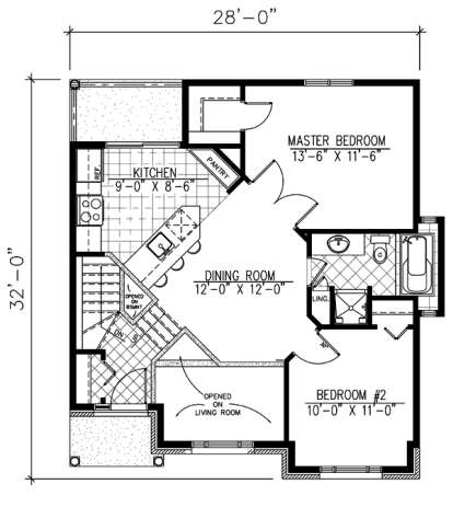 Floorplan 2 for House Plan #1785-00012