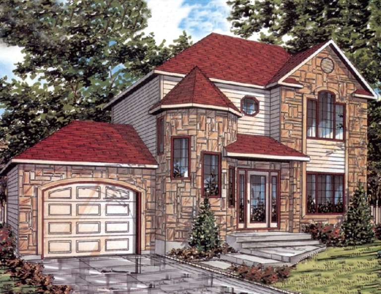 House Plan House Plan #9486 Front Elevation