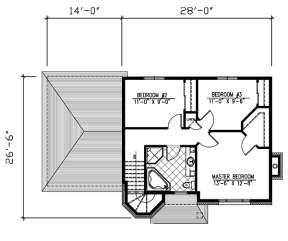 Floorplan 2 for House Plan #1785-00013