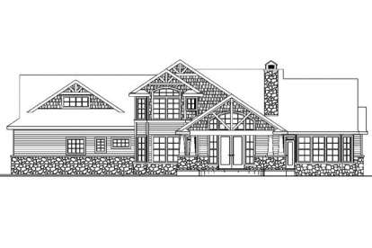 Country House Plan #035-00294 Elevation Photo