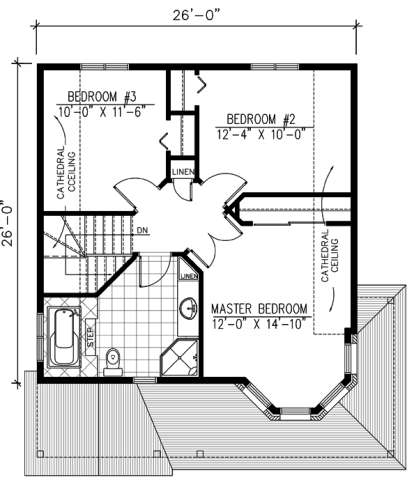 Floorplan 2 for House Plan #1785-00019
