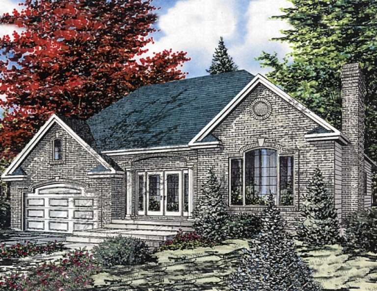 House Plan House Plan #9495 Front Elevation