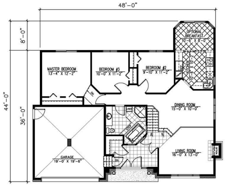 House Plan House Plan #9495 Drawing 1