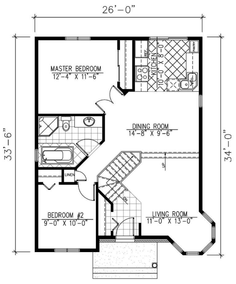 House Plan House Plan #9498 Drawing 1