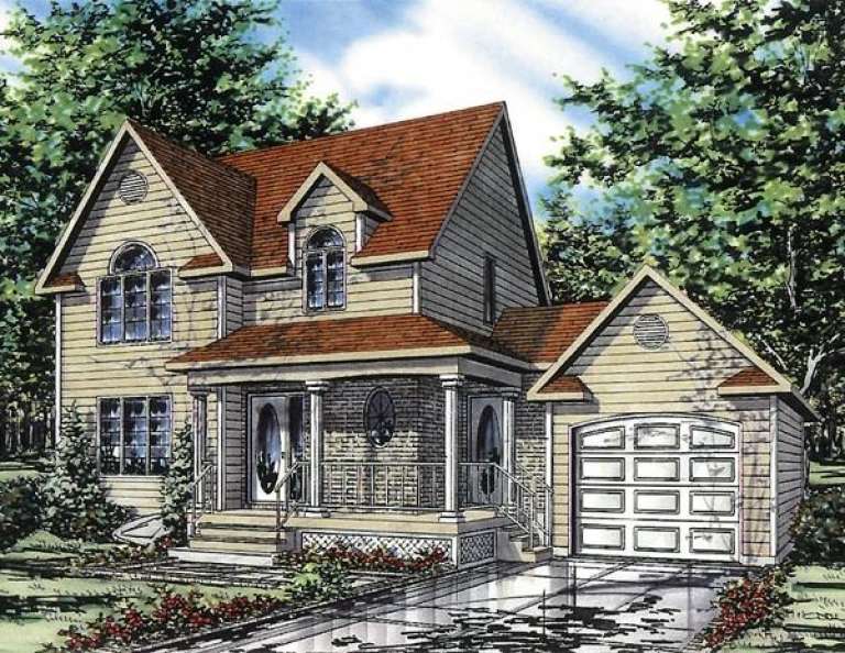 Country House Plan #1785-00029 Elevation Photo