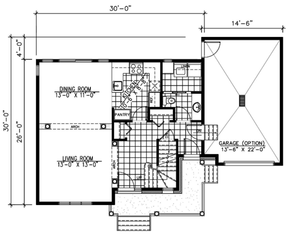 Floorplan 1 for House Plan #1785-00029
