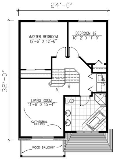 Floorplan 2 for House Plan #1785-00030