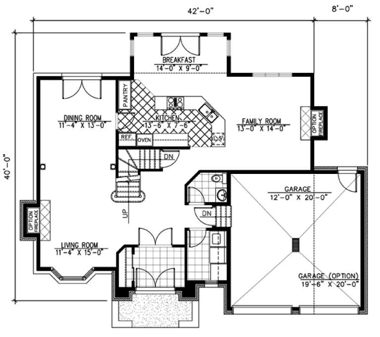 House Plan House Plan #9505 Drawing 1