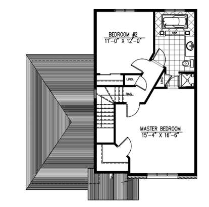 Floorplan 2 for House Plan #1785-00035