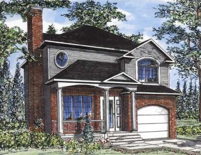3 Bed, 1 Bath, 1371 Square Foot House Plan - #1785-00038