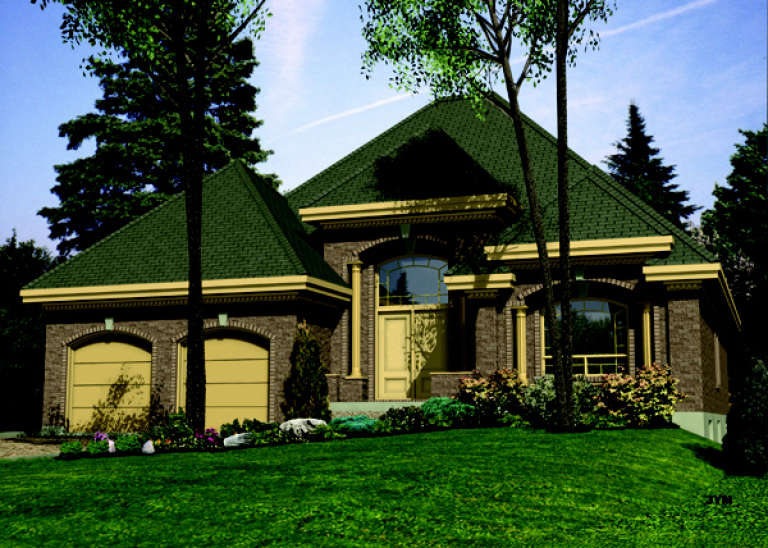 European House Plan #1785-00040 Elevation Photo