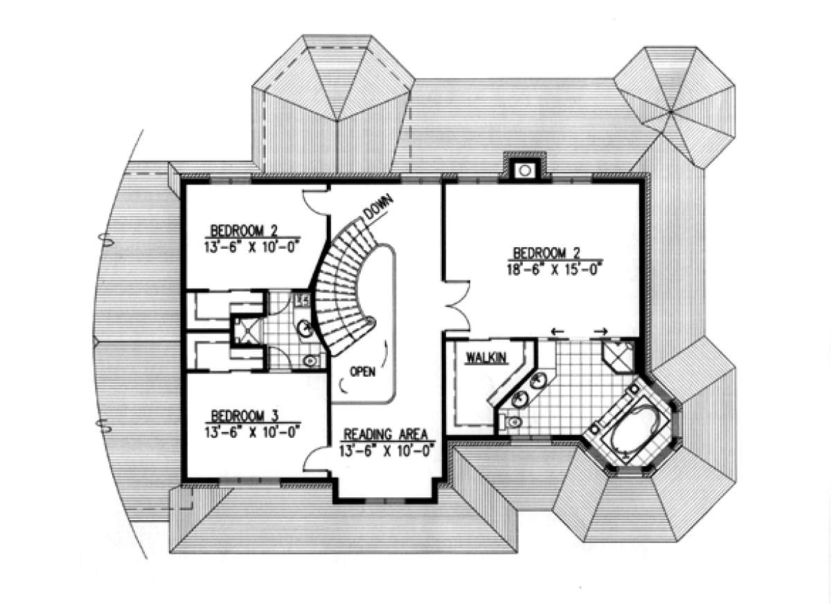 Floorplan 2 for House Plan #1785-00042