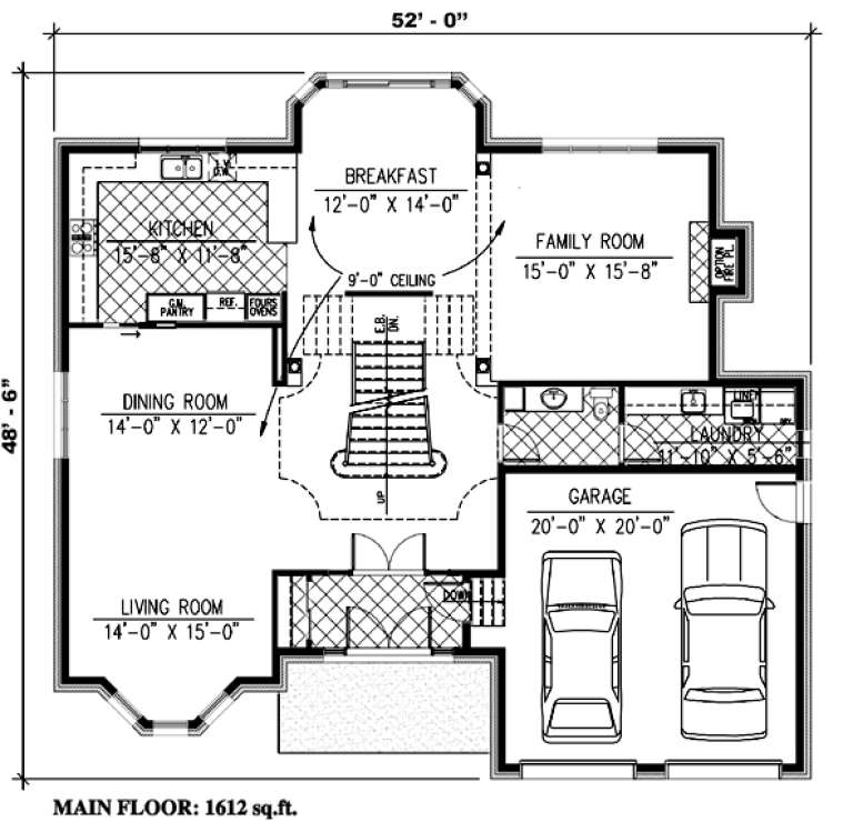House Plan House Plan #9516 Drawing 1