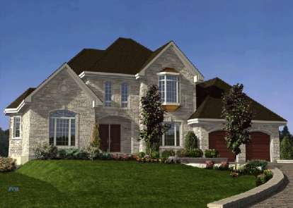 Luxury House Plan #1785-00044 Elevation Photo