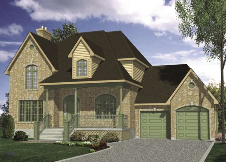 House Plan House Plan #9518 Front Elevation