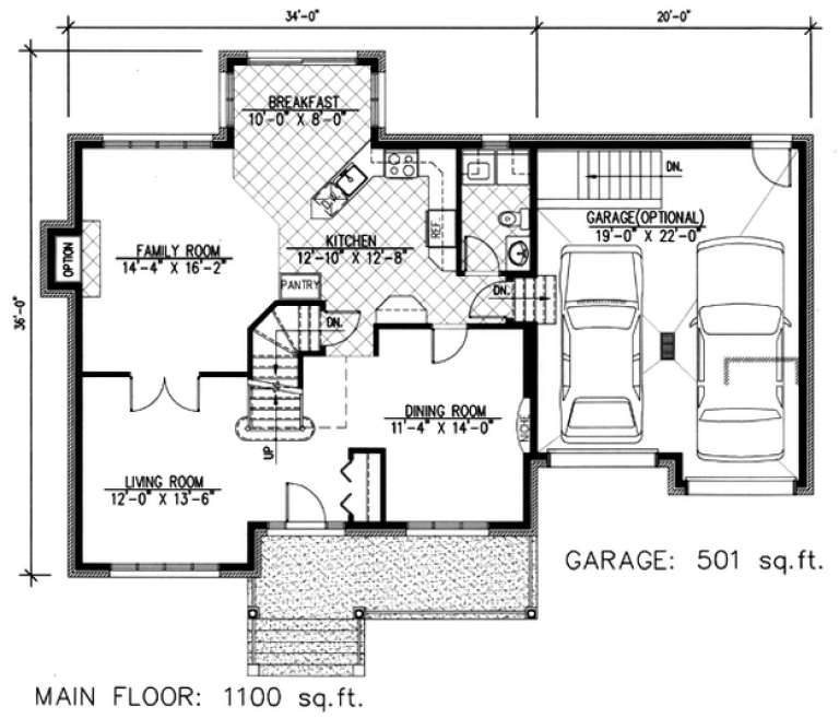 House Plan House Plan #9518 Drawing 1