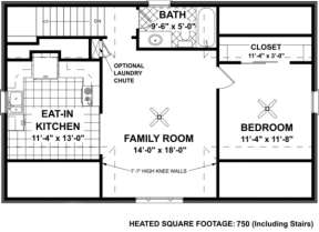 Main Floor for House Plan #036-00001