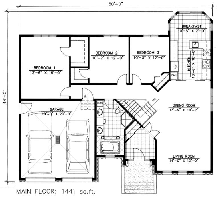 House Plan House Plan #9531 Drawing 1