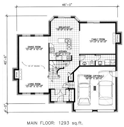 Floorplan 1 for House Plan #1785-00063